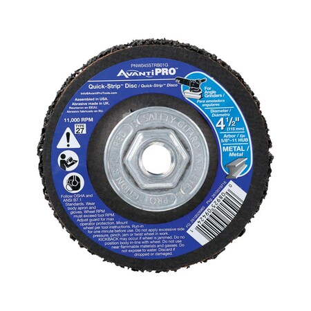 Avanti Pro GRINDING DISC N-W 4-1/2"" PNW045STRB01G